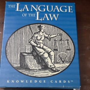 The Language of the Law Knowledge Cards - new